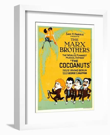 The Cocoanuts, the Marx Brothers, 1929-null-Framed Premium Giclee Print