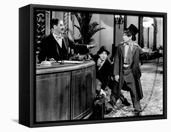 The Cocoanuts, The Marx Brothers (Groucho Marx, Chico Marx, Harpo Marx), 1929-null-Framed Stretched Canvas