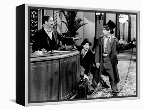 The Cocoanuts, The Marx Brothers (Groucho Marx, Chico Marx, Harpo Marx), 1929-null-Framed Stretched Canvas