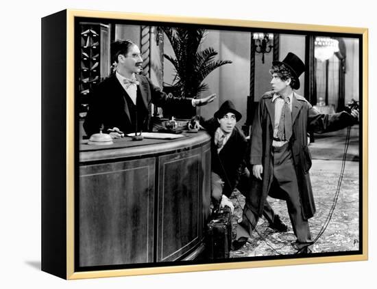 The Cocoanuts, The Marx Brothers (Groucho Marx, Chico Marx, Harpo Marx), 1929-null-Framed Stretched Canvas