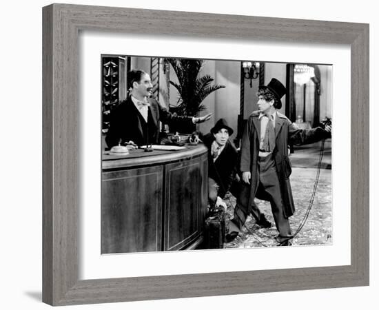 The Cocoanuts, The Marx Brothers (Groucho Marx, Chico Marx, Harpo Marx), 1929-null-Framed Photo