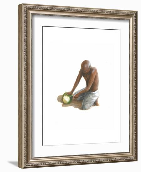 The Coconut Man, 2015-Lincoln Seligman-Framed Giclee Print