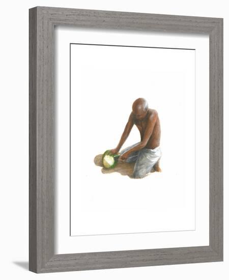 The Coconut Man, 2015-Lincoln Seligman-Framed Giclee Print