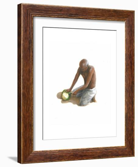 The Coconut Man, 2015-Lincoln Seligman-Framed Giclee Print