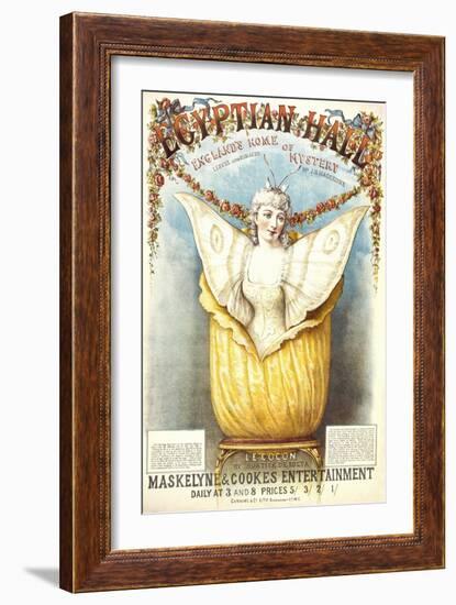 The Cocoon Illusion Presented by Buatier De Kolta at the Egyptian Hall-Henry Evanion-Framed Giclee Print