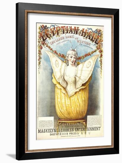 The Cocoon Illusion Presented by Buatier De Kolta at the Egyptian Hall-Henry Evanion-Framed Giclee Print