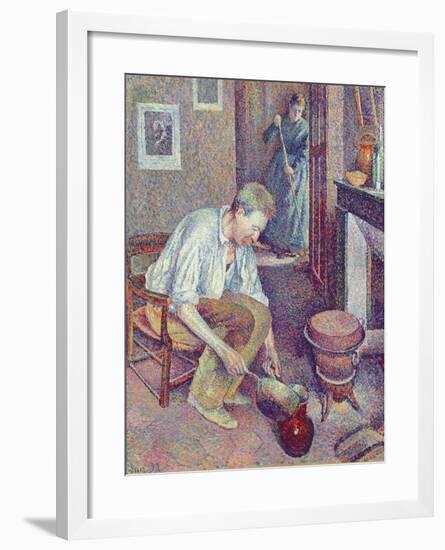 The Coffee, 1892-Maximilien Luce-Framed Giclee Print