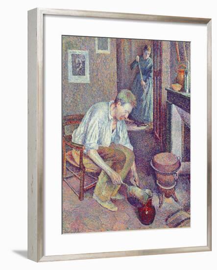 The Coffee, 1892-Maximilien Luce-Framed Giclee Print