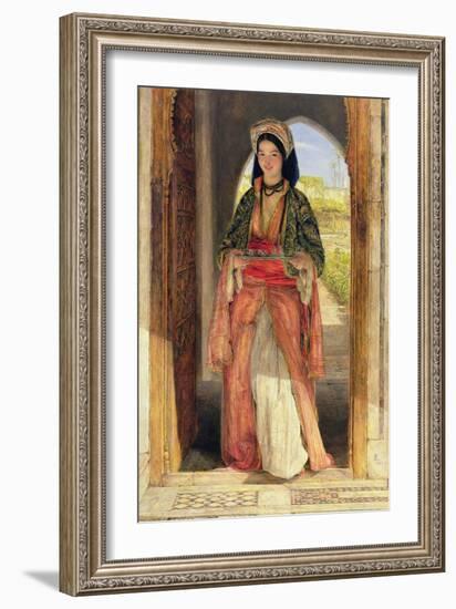 The Coffee Bearer, 1857-John Frederick Lewis-Framed Giclee Print