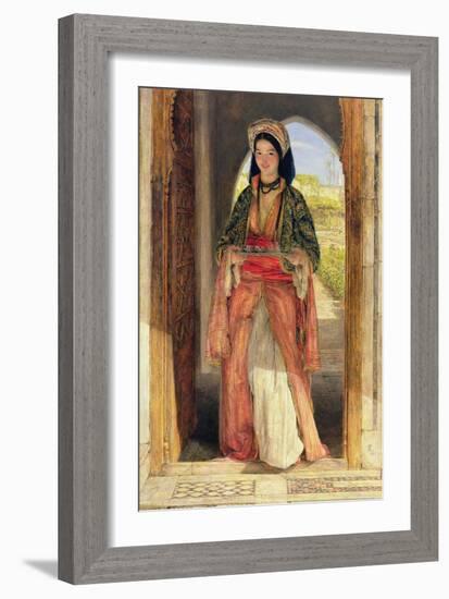 The Coffee Bearer, 1857-John Frederick Lewis-Framed Giclee Print