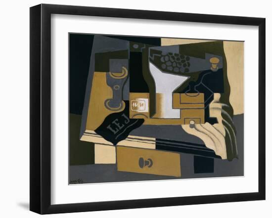 The Coffee Grinder-Juan Gris-Framed Premium Giclee Print