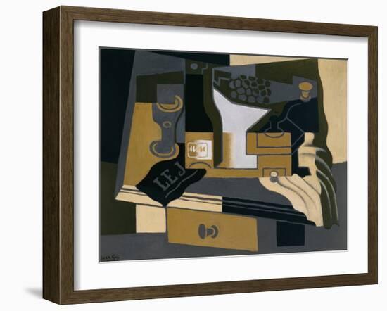 The Coffee Grinder-Juan Gris-Framed Premium Giclee Print