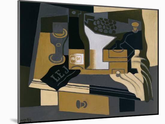 The Coffee Grinder-Juan Gris-Mounted Premium Giclee Print