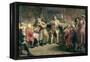 The Coffee House Orator-Edgar Bundy-Framed Premier Image Canvas