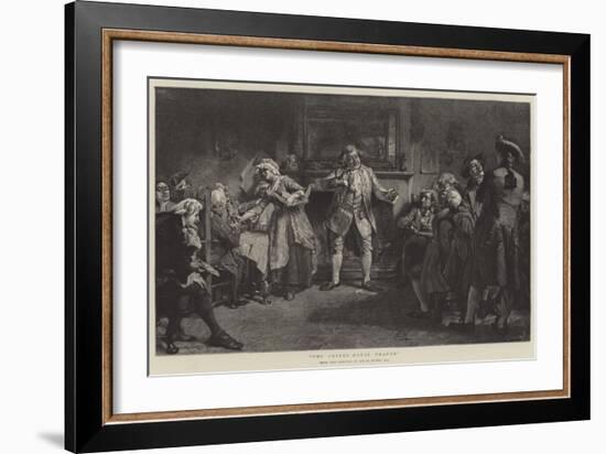 The Coffee House Orator-Edgar Bundy-Framed Giclee Print