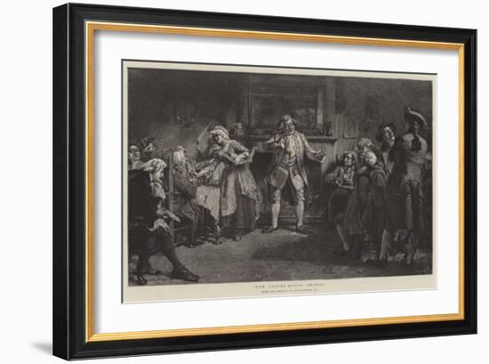 The Coffee House Orator-Edgar Bundy-Framed Giclee Print