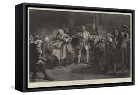 The Coffee House Orator-Edgar Bundy-Framed Premier Image Canvas