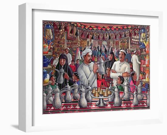 The Coffee Pot Seller, 2007-P.J. Crook-Framed Giclee Print