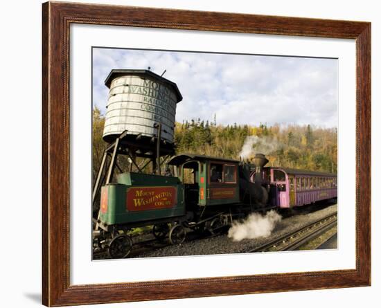 The Cog Railroad on Mt. Washington in Twin Mountain, New Hampshire, USA-Jerry & Marcy Monkman-Framed Photographic Print