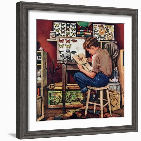 "The Collector", August 11, 1951-Stevan Dohanos-Framed Giclee Print