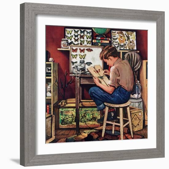 "The Collector", August 11, 1951-Stevan Dohanos-Framed Giclee Print