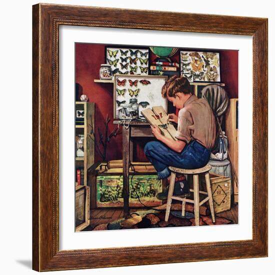 "The Collector", August 11, 1951-Stevan Dohanos-Framed Giclee Print