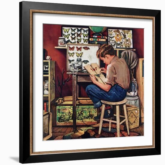 "The Collector", August 11, 1951-Stevan Dohanos-Framed Giclee Print