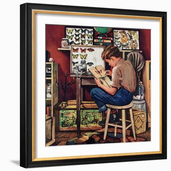 "The Collector", August 11, 1951-Stevan Dohanos-Framed Giclee Print