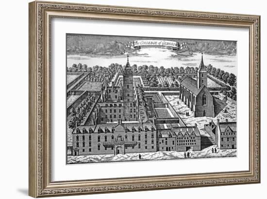 The College of Glasgow, from 'Theatrum Scotiae', 1693-John Slezer-Framed Giclee Print