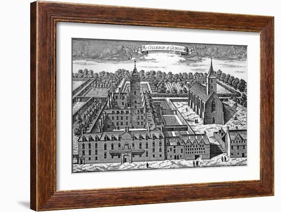 The College of Glasgow, from 'Theatrum Scotiae', 1693-John Slezer-Framed Giclee Print