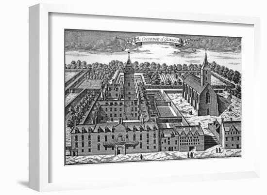 The College of Glasgow, from 'Theatrum Scotiae', 1693-John Slezer-Framed Giclee Print