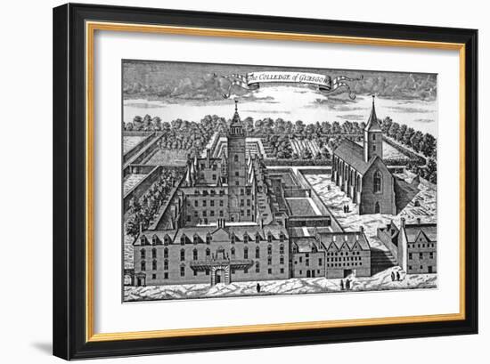 The College of Glasgow, from 'Theatrum Scotiae', 1693-John Slezer-Framed Giclee Print