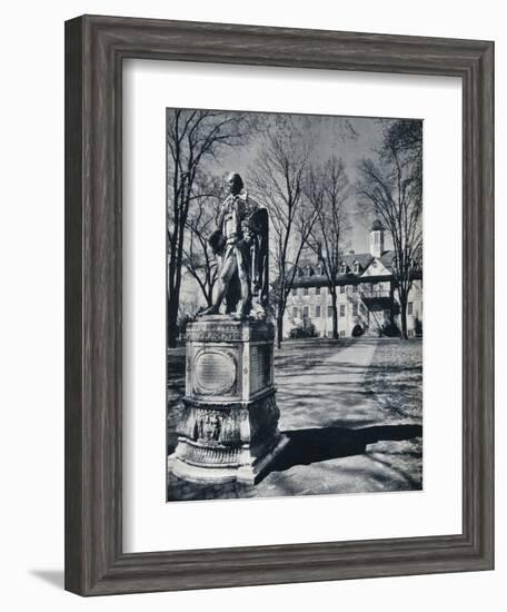 'The College of William and Mary', c1938-Unknown-Framed Photographic Print