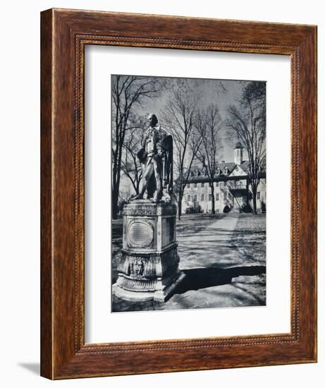 'The College of William and Mary', c1938-Unknown-Framed Photographic Print