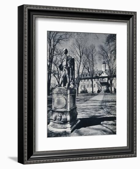 'The College of William and Mary', c1938-Unknown-Framed Photographic Print