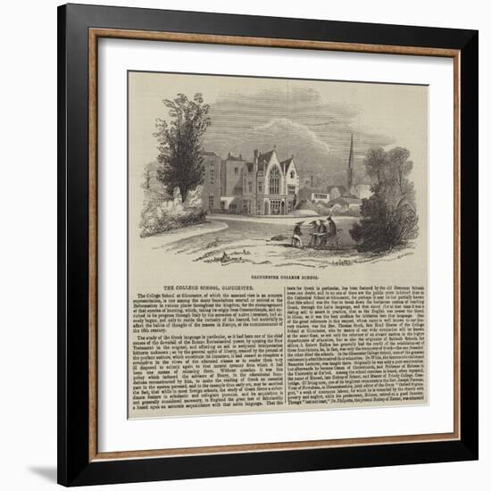 The College School, Gloucester-null-Framed Giclee Print