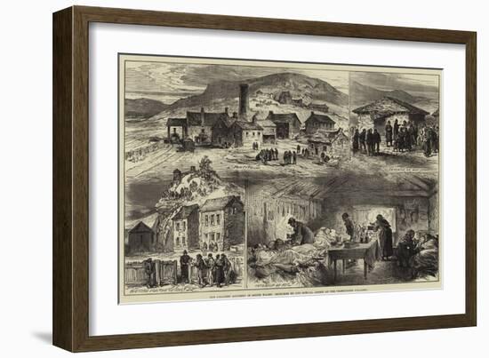 The Colliery Accident in South Wales-null-Framed Giclee Print