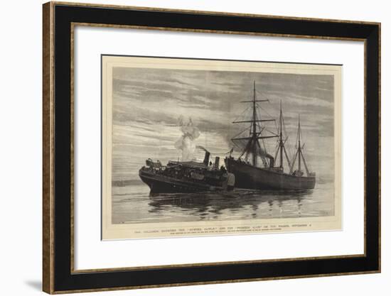 The Collision Between the Bywell Castle and the Princess Alice on the Thames, 3 September-Joseph Nash-Framed Giclee Print