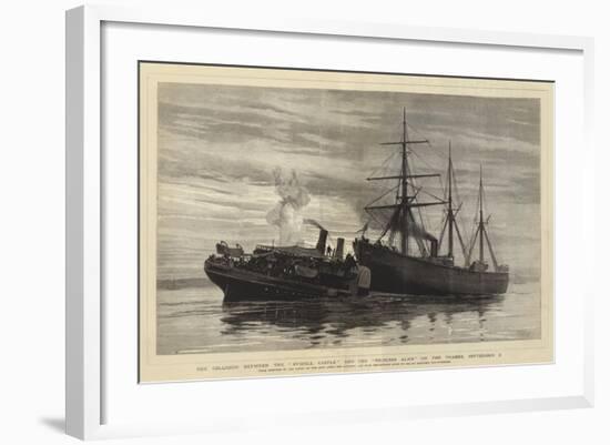 The Collision Between the Bywell Castle and the Princess Alice on the Thames, 3 September-Joseph Nash-Framed Giclee Print