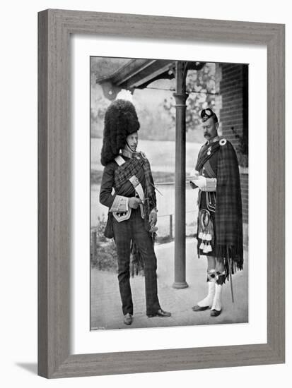 The Colonel of the 1st Battalion Argyll and Sutherland Highlanders, 1896-Gregory & Co-Framed Giclee Print