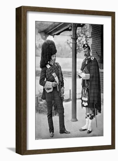 The Colonel of the 1st Battalion Argyll and Sutherland Highlanders, 1896-Gregory & Co-Framed Giclee Print