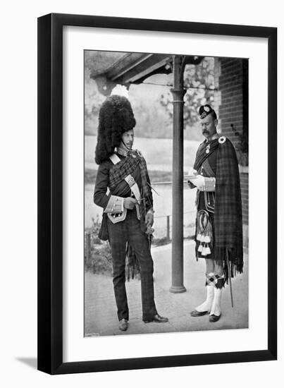 The Colonel of the 1st Battalion Argyll and Sutherland Highlanders, 1896-Gregory & Co-Framed Giclee Print