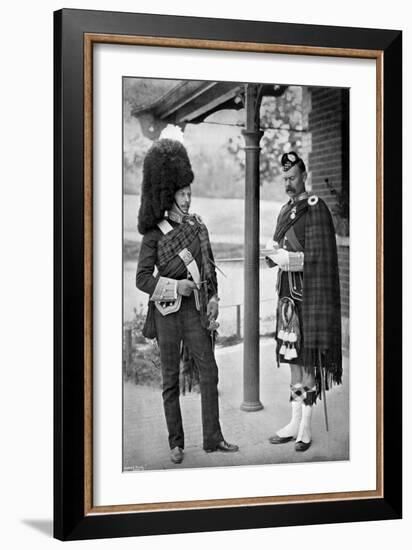 The Colonel of the 1st Battalion Argyll and Sutherland Highlanders, 1896-Gregory & Co-Framed Giclee Print