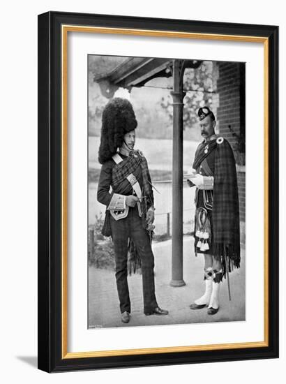 The Colonel of the 1st Battalion Argyll and Sutherland Highlanders, 1896-Gregory & Co-Framed Giclee Print