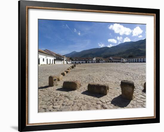 The Colonial Town of Villa De Leyva, Colombia, South America-Ethel Davies-Framed Photographic Print