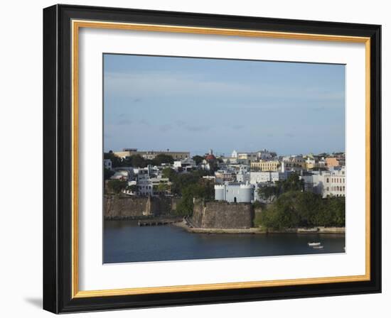 The Colonial Town, San Juan, Puerto Rico, West Indies, Caribbean, USA, Central America-Angelo Cavalli-Framed Photographic Print