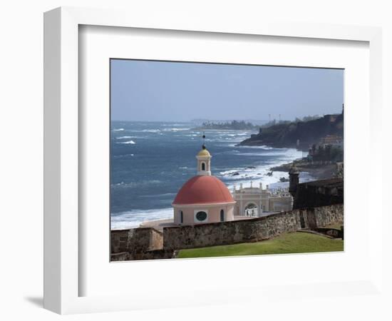 The Colonial Town, San Juan, Puerto Rico, West Indies, Caribbean, USA, Central America-Angelo Cavalli-Framed Photographic Print