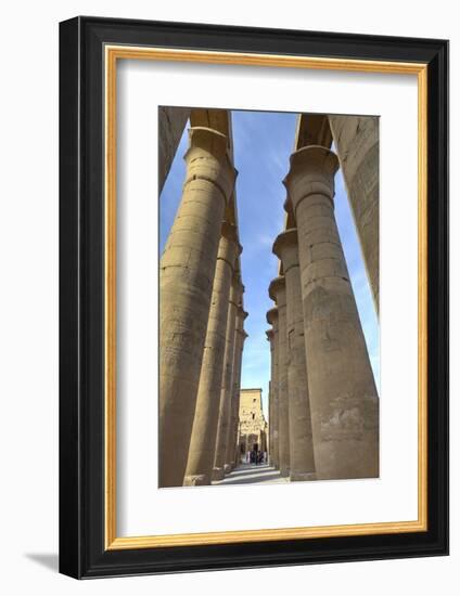 The Colonnade of Amenhotep Iii, Luxor Temple, Luxor, Thebes, Egypt, North Africa, Africa-Richard Maschmeyer-Framed Photographic Print