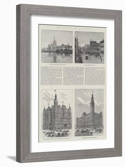 The Colony of Victoria-Frank Watkins-Framed Giclee Print