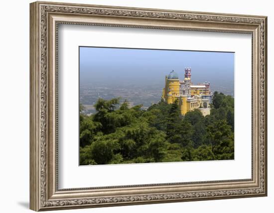 The Colorful and Decorated Castle of Palacio Da Pena, UNESCO World Heritage Site-Roberto Moiola-Framed Photographic Print